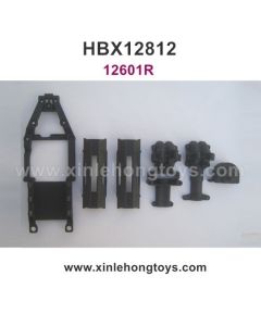 HBX 12812 SURVIVOR ST Parts Gear Box Housing+Upper Deck+Battery Cover 12601R