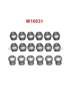HBX 16889A Pro 1/16 Truck Parts M16031, Plastic Pivot Balls Complete
