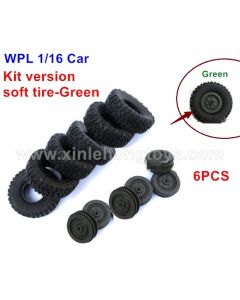 WPL B16 B-1 Parts Tire, Wheel