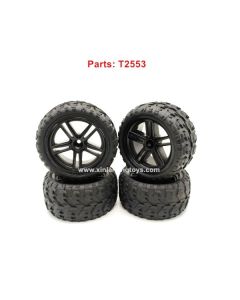 4PCS HBX 2996A Parts Wheel Tire Complete T2553