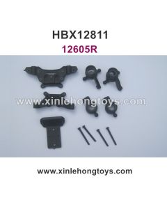 HaiBoXing HBX 12811 12811B SURVIVOR XB Parts Steering Hubs+Shock Towers 12605R