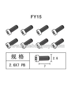 Feiyue FY15 Car Parts 2.6×7 PB Screw