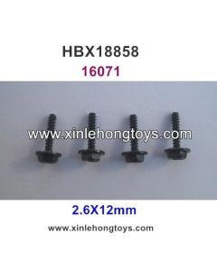 HBX 18858 Parts Wheel Screws (2.6X12mm) 16071