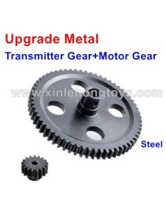 Wltoys 144001 Upgrade Metal Spur Gear, Transmitter Gear+Motor Gear-Steel