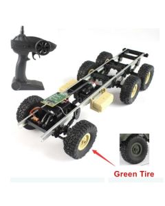 JJRC Q60 D826 Parts Car Frame Assembly+Remote Control-Green Tire
