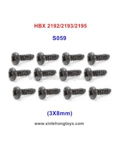 HBX RC Car 2192 2193 2195 Parts S059 Screws
