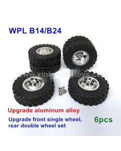 WPL B-1 B14 Upgrade Parts-Metal Tire, Wheel