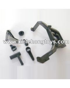 HBX T6 Parts Steering Assmebly+Rear Spare Wheel Rack TS039
