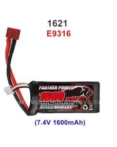 REMO HOBBY 1621 Battery 7.4V 1600mAh E9316