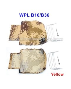 WPL B36 Parts Cloak, Carport Cloth-Yellow