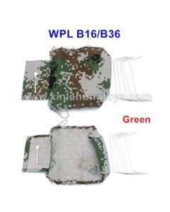 WPL B-36 Parts Cloak, Carport Cloth-Green
