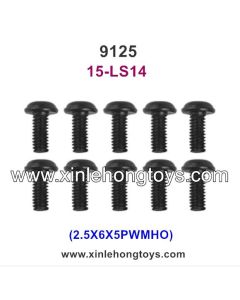 XinleHong Toys 9125 Parts Round Headed Screw 2.5X6X5PWMHO 15-LS14
