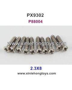 Pxtoys 9302 Parts 2.3X8 Round Head Screw P88004