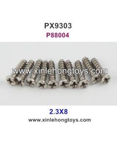 Pxtoys 9303 Parts 2.3X8 Round Head Screw P88004