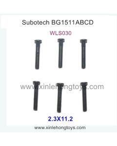 Subotech BG1511A BG1511B BG1511C BG1511D RC Car Parts Half Teeth Screw WLS030 2.3X11.2