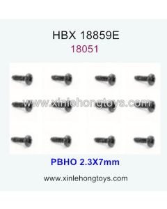 HaiBoXing HBX 18859E Parts Pan Head Self Tapping Screw 18051 2.3X7mm
