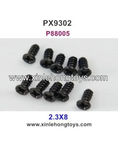 Pxtoys 9302 Parts 2.3X8 Flat Head Screws P88005