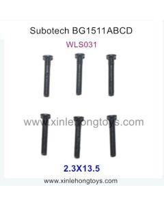 Subotech BG1511A BG1511B BG1511C BG1511D Parts Half Teeth Screw WLS031 2.3X13.5