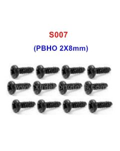HBX 16889A Pro Parts Screws PBHO 2X8mm S007