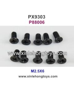 Pxtoys 9303 Parts M2.5X6 Flat Head Screws P88006