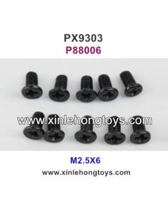 Pxtoys 9303 Parts M2.5X6 Flat Head Screws P88006