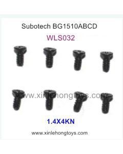 Subotech BG1510A BG1510B BG1510C BG1510D Parts Countersunk Head Screws WLS032 1.4X4KN