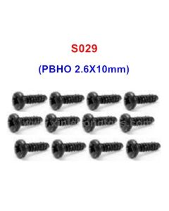 HBX 16889A Pro Parts Screws PBHO 2.6X10mm S029