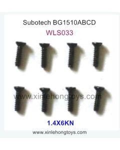 Subotech BG1510A BG1510B BG1510C BG1510D Parts Countersunk Head Screws WLS033 1.4X6KN