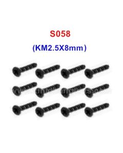 HBX 16889A Pro Parts Screws KM2.5X8mm S058