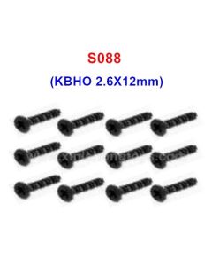 HBX 16889A Pro Parts Screw S088, 2.6X12mm