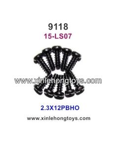 XinleHong Toys 9118 Parts Round Headed Screw 15-LS07 (2.3X12PBHO)