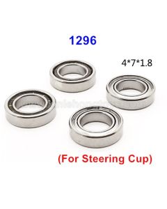 Wltoys 144001 Car Parts Bearing Gear 1296