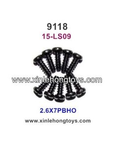 XinleHong Toys 9118 Parts Round Headed Screw 15-LS09 (2.6X7PBHO)