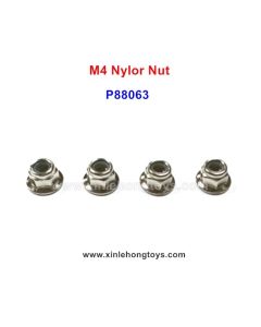 M4 Nylor Nut P88063 For Enoze 9000E RC Truck Parts