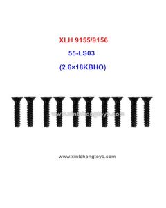Xinlehong 9156 RC Car Parts 2.6×5PBHO Screw 55-LS01