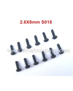 HBX 901 902 903 905 Parts Screw 2.6X8mm S018