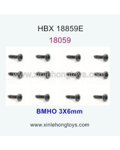 HaiBoXing RC Car 18859E Parts Pan Head Screw 18059 BMHO 3X6mm