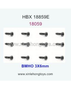 HaiBoXing RC Car 18859E Parts Pan Head Screw 18059 BMHO 3X6mm