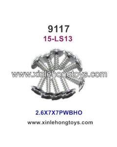 XinleHong Toys 9117 Parts Round Headed Screw 15-LS13 (2.6X7X7PWBHO)