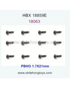 HaiBoXing rc truck 18859E parts Screw 18063 PBHO 1.7X21mm