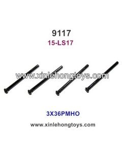 XinleHong Toys 9117 Parts Round Headed Screw 15-LS17 (3X36PMHO)