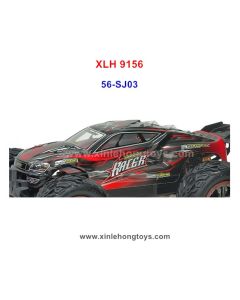 XLH Xinlehong 9156 Parts Body Shell Red 56-SJ03