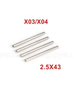 XLF X03 X04 Parts Optical Shaft 2.5X43 XLF-1014