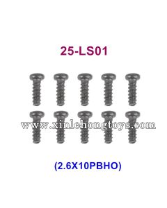 XinleHong X9115 Parts Round Headed Screw 2.6X10PBHO 25-LS01