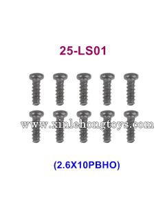 XinleHong X9115 Parts Round Headed Screw 2.6X10PBHO 25-LS01