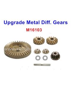 HBX 16890 Upgrade Metal Diff. Gears Kit, HBX Destroyer Upgrades