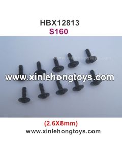 Survivor MT RC Car Parts S160, Flange Head Self Tapping Screws 2.6X8mm For HBX 12813 Parts