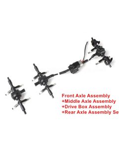 JJRC Q60 D826 Parts Front Axle Assembly+Middle Axle Assembly+Drive Box Assembly+Rear Axle Assembly Set