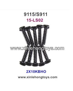 XinleHong Toys 9115 S911 Spare Parts Countersunk Head Screws 15-LS02 (2X10KBHO) -10PCS