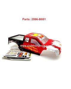 HBX 2996 2996A Parts Body Shell 2996-B001, Red Color